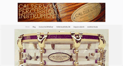 Desktop Screenshot of calderwoodpercussion.com